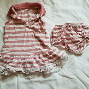 Ralph Lauren Baby Striped Sleeveless Dress
